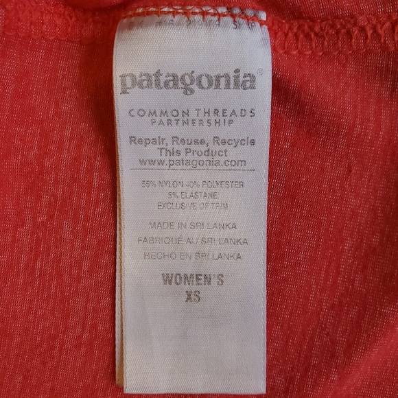 Patagonia Ruffle Sleeve Tshirt size xs - Picture 7 of 7
